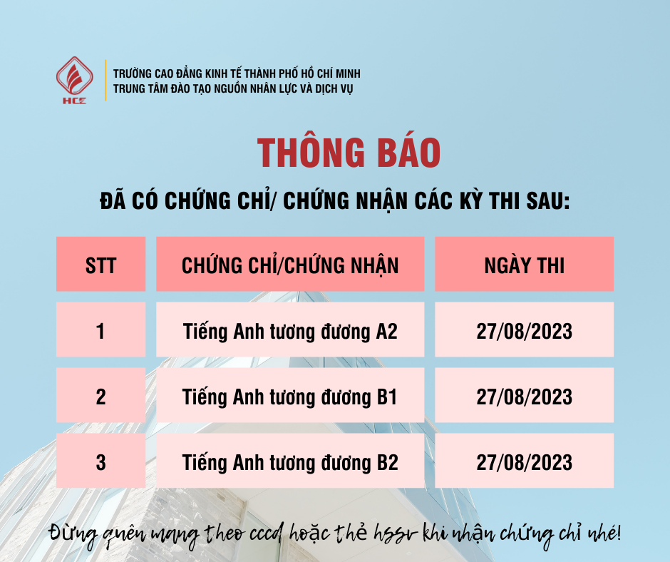 Bản sao của THÔNG BÁO