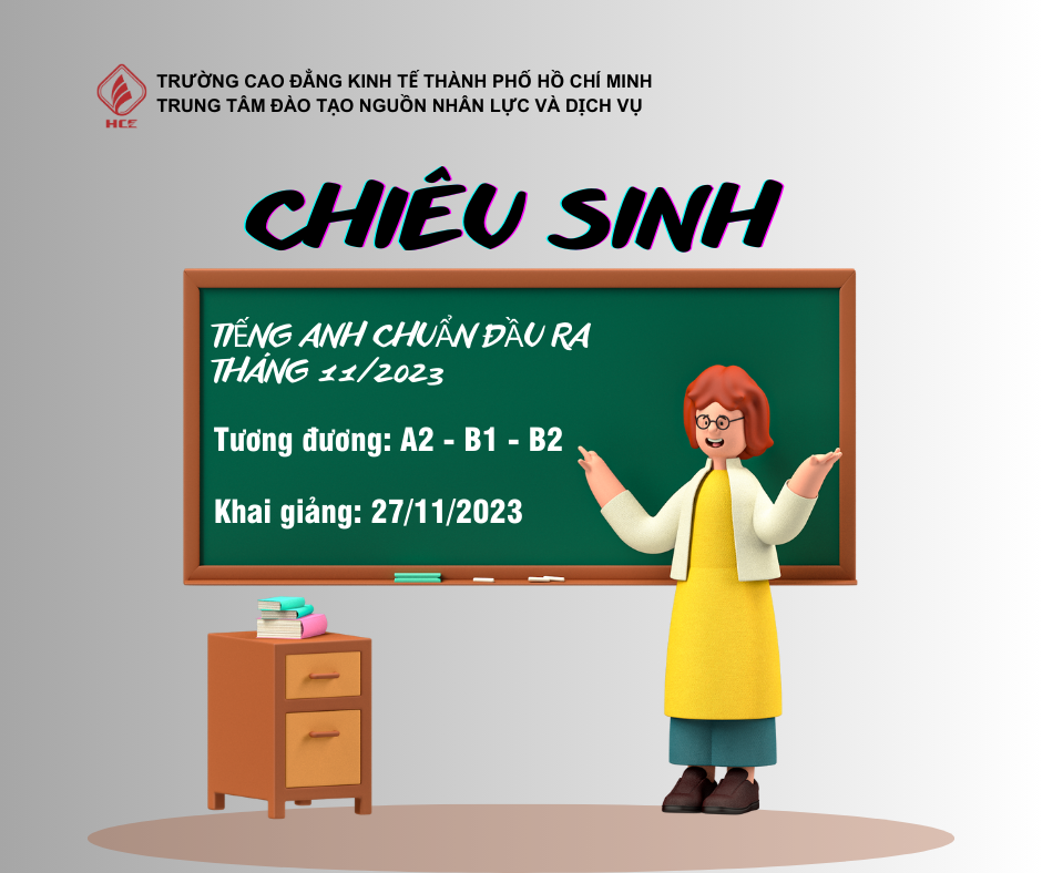 CHIÊU SINH TIẾNG ANH