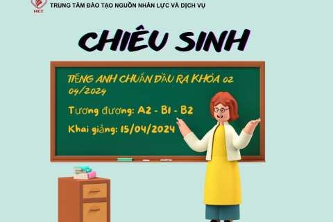 CHIÊU SINH TIẾNG ANH