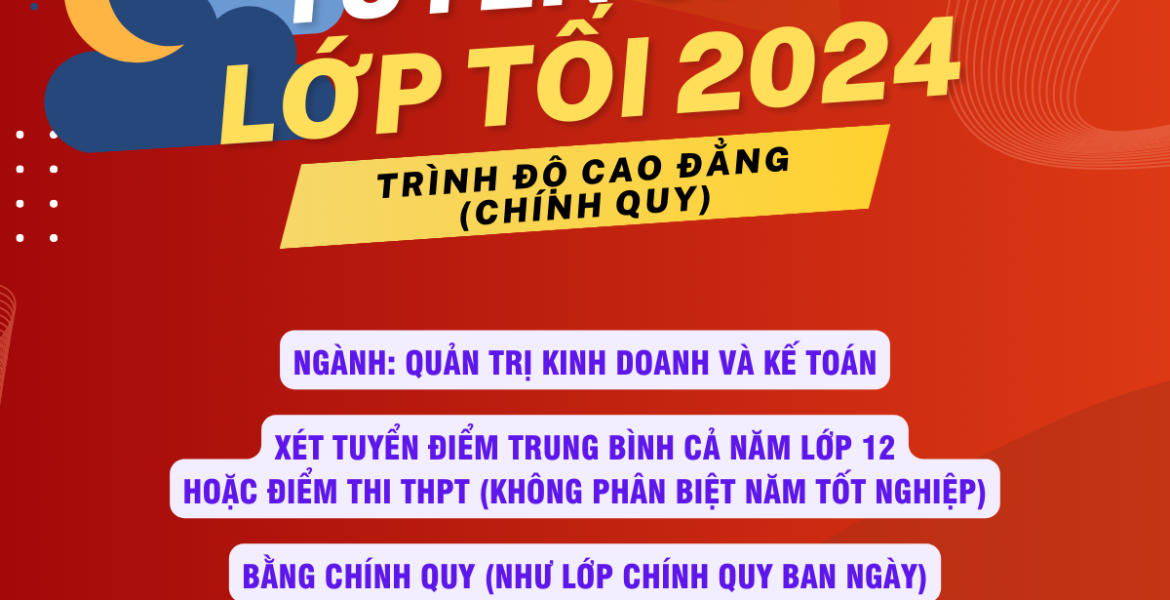 Tuyển sinh lớp tối 2024