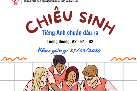 CHIÊU SINH TIẾNG ANH