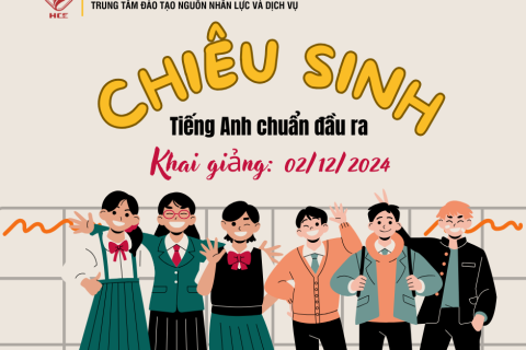 CHIÊU SINH TIẾNG ANH