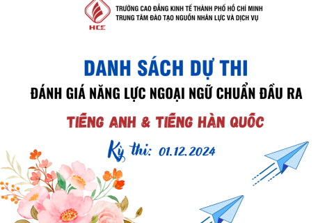 DANH SÁCH DỰ THI