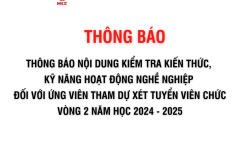 Mẫu thông báo