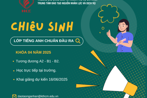 CHIÊU SINH TIẾNG ANH