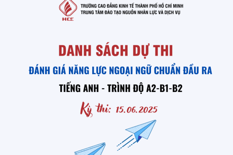 DANH SÁCH DỰ THI