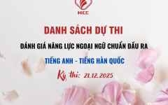 DANH SÁCH DỰ THI