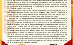 Thư Chúc Tết 2026