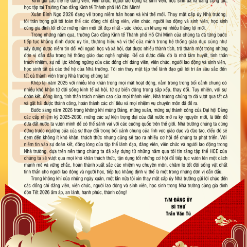 Thư Chúc Tết 2026