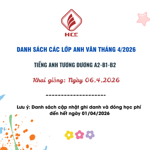 DANH SACH LỚP HỌC TIẾNG ANH (2)