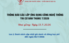 DANH SACH LỚP HỌC TIẾNG ANH (1)