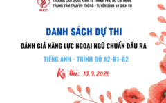 DANH SÁCH DỰ THI