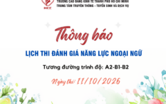 THÔNG BÁO LỊCH THI ĐÁNH GIÁ NĂNG LỰC NGOẠI NGỮ (3)