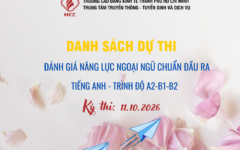 DANH SÁCH DỰ THI