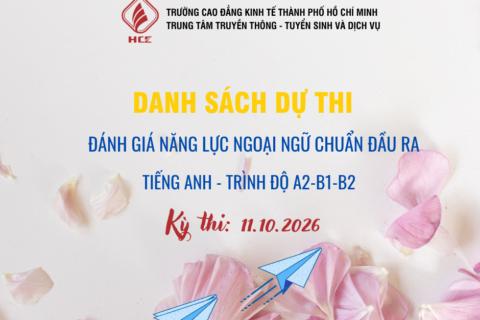 DANH SÁCH DỰ THI